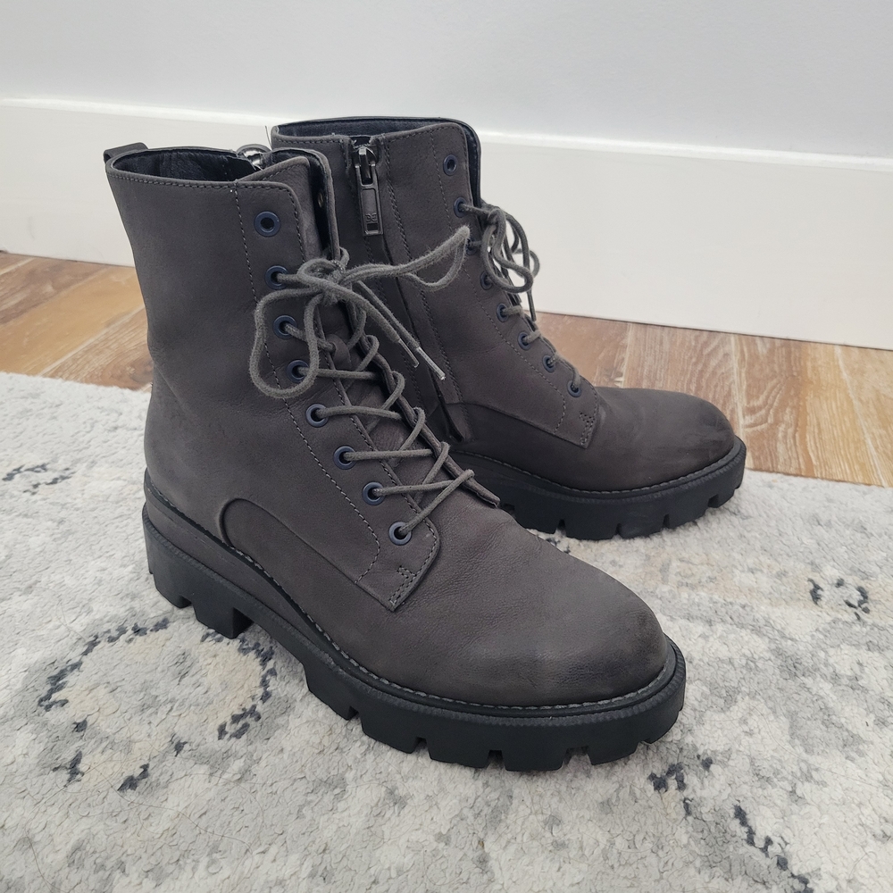 Sam Edelman Gray Combat Boots